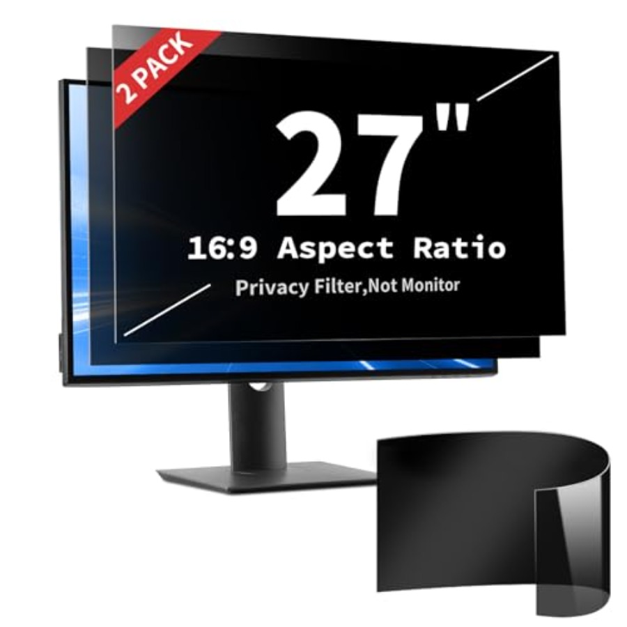 Privacy Filter 2Pack - 2 Pack 27 Inch Curved Computer