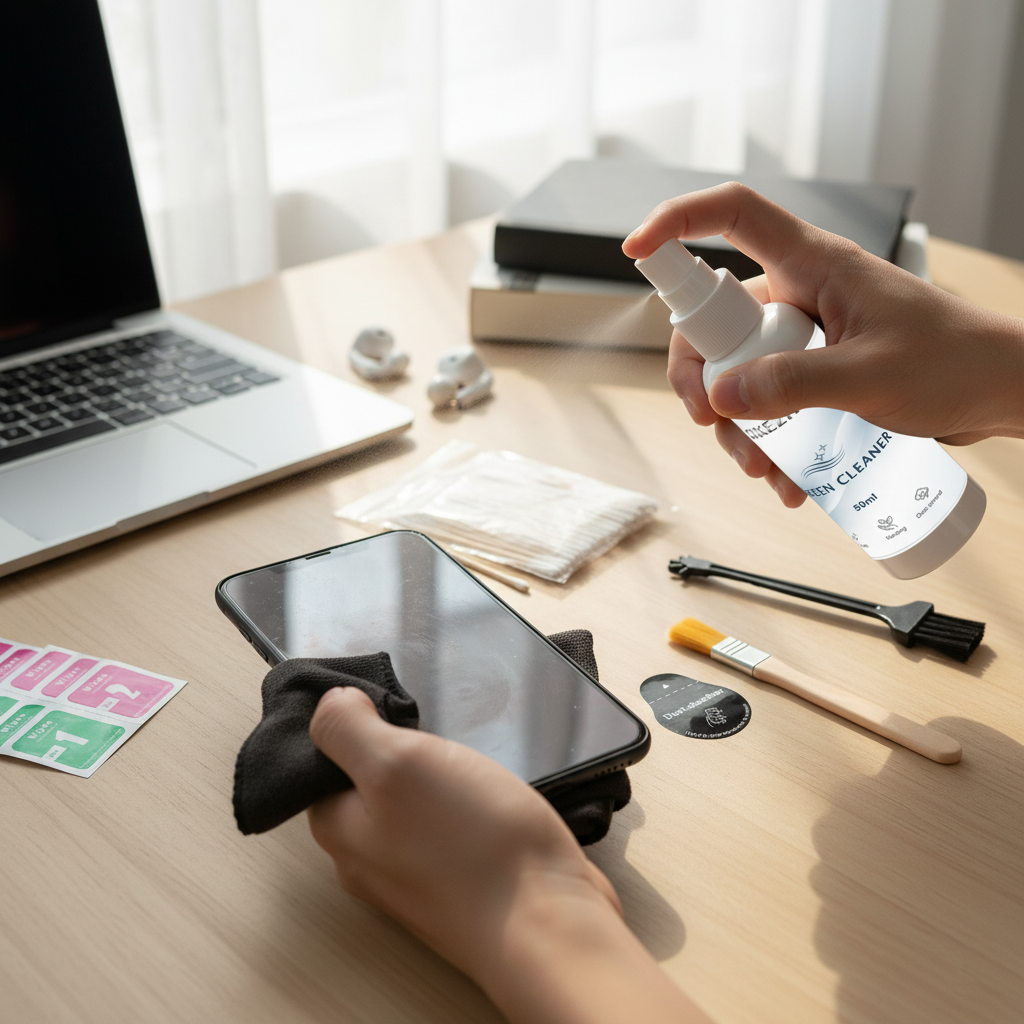 Phone & Tablet Screen Cleaning - Dust Removal Sticker recension och pris