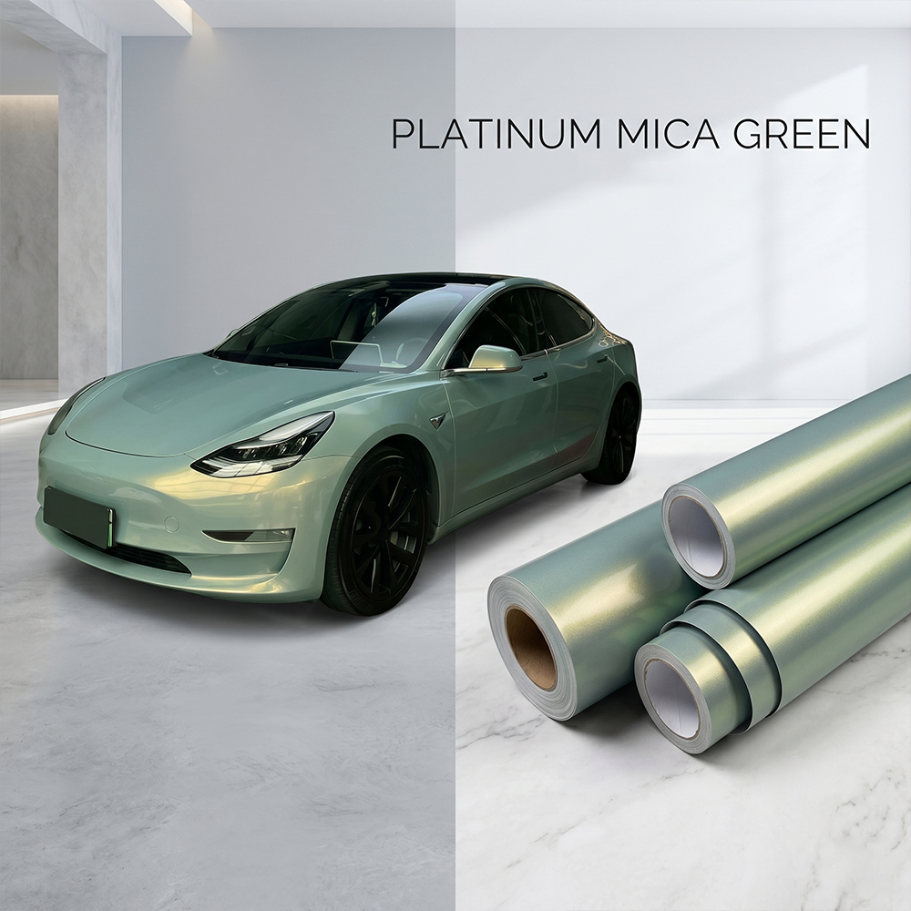 Car Vinyl Wrap Film Mica Green - Air Bubble Remover recension och pris