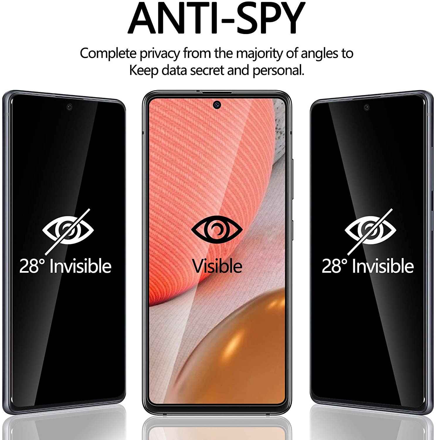 2 PACK Privacy Filter Tempered - Privacy Filter 2Pack recension och pris