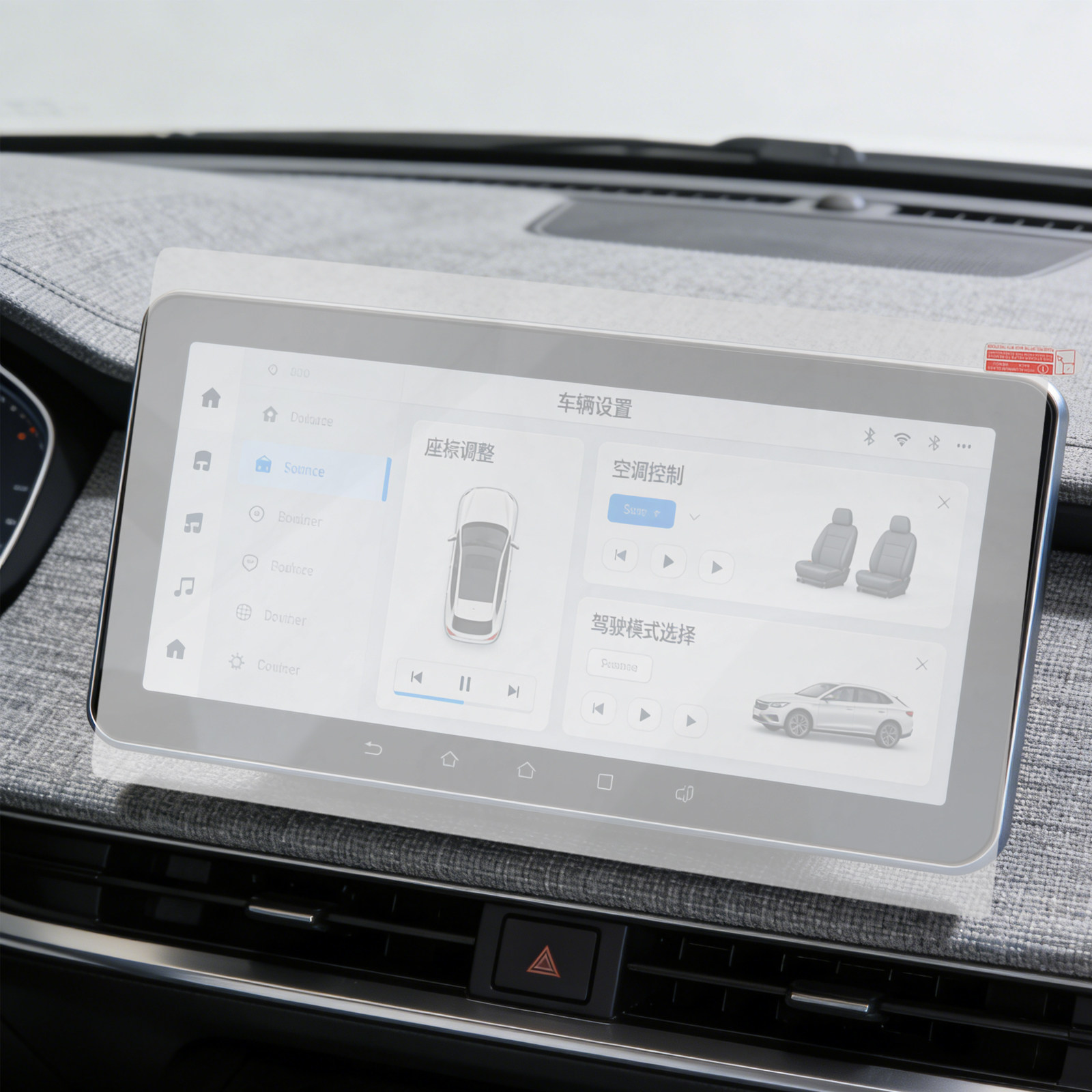 Car Touchscreen Screen Protect - Glass Protector Auto recension och pris