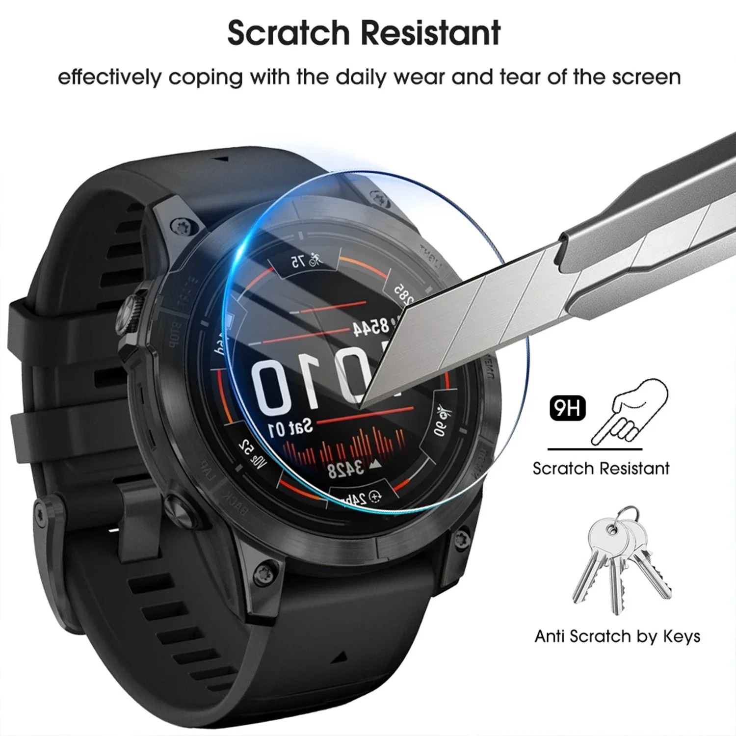HD Tempered Glass For Garmin F - Screen Alignment Tool recension och pris