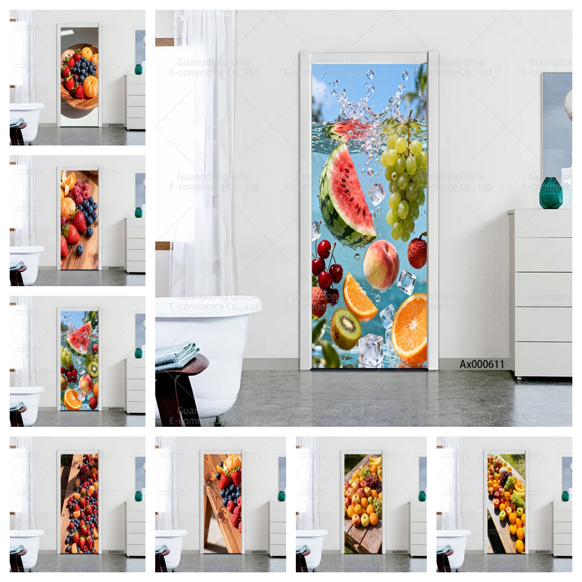 Bright Berry Mix Kitchen Door  - Full Cover Adhesive recension och pris