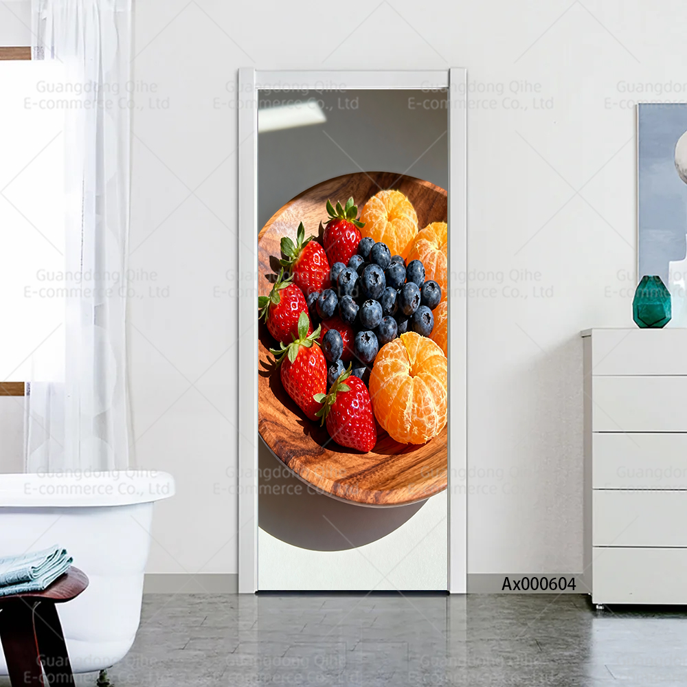 Bright Berry Mix Kitchen Door  - Full Cover Adhesive recension och pris