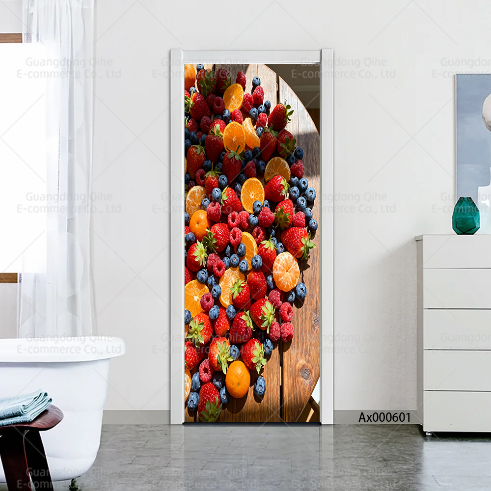Bright Berry Mix Kitchen Door  - Full Cover Adhesive recension och pris