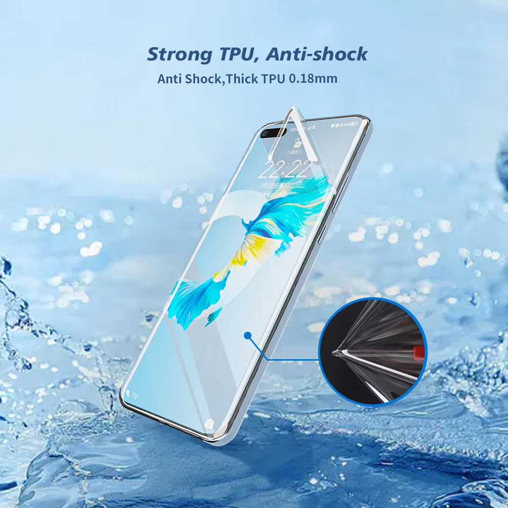 FONLYU 50pc HD Traceless TPU H - Screen Protector Cutter recension och pris