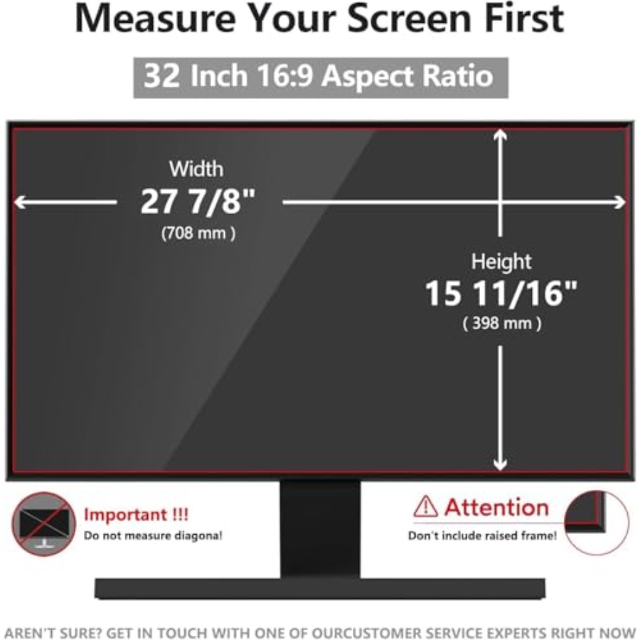 32 Inch Computer Privacy Scree - Privacy Filter 2Pack recension och pris