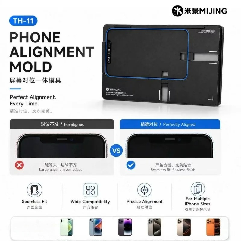 MIJING TH-11 3rd Gen Magnetic  - Screen Alignment Tool recension och pris