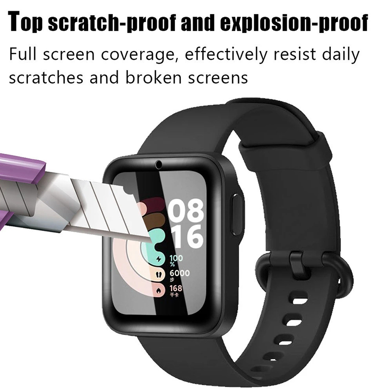 2 Pcs Tempered Glass for Redmi - Smartwatch Screen Film recension och pris