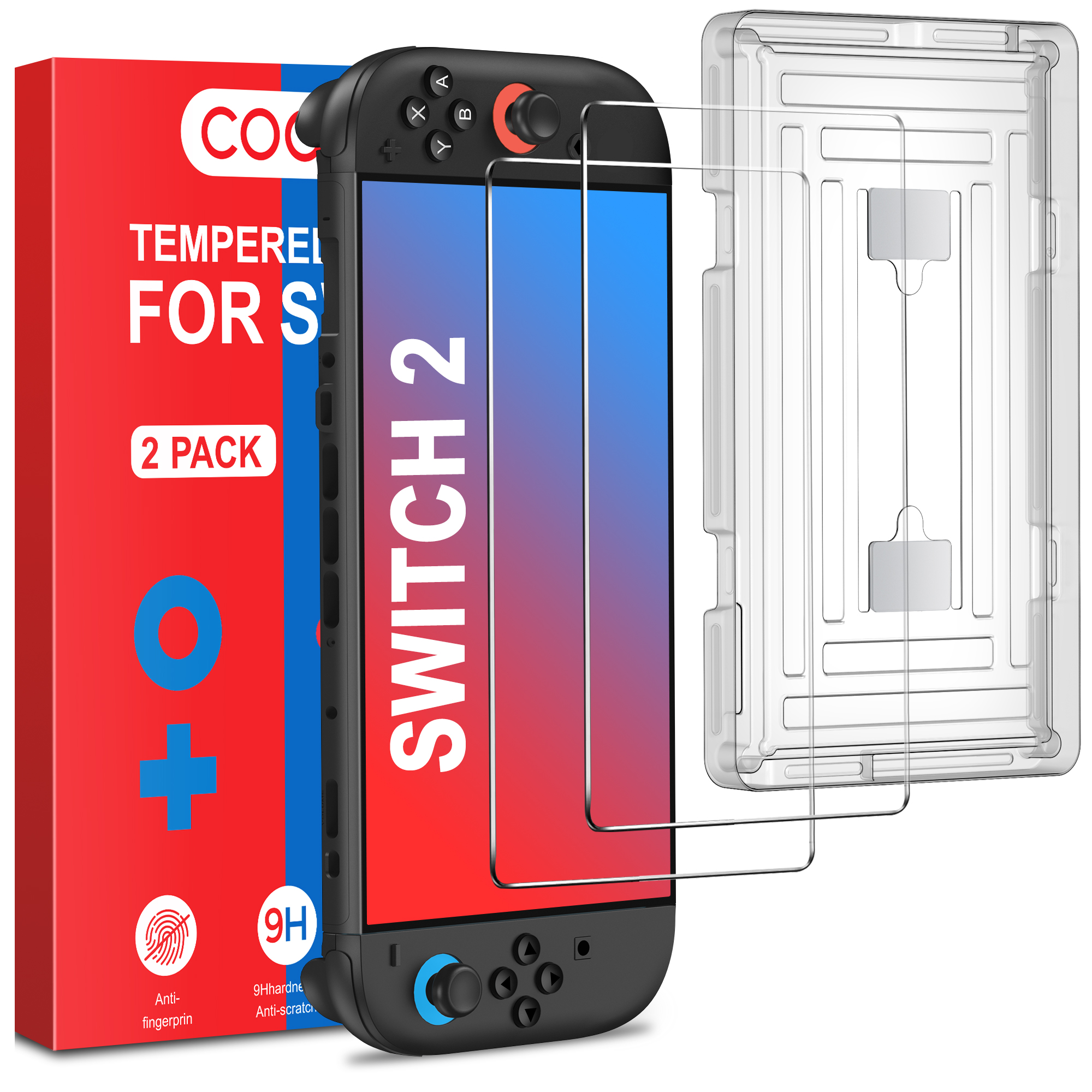 BEBONCOOL 2-Pack Tempered Glas - Screen Alignment Tool recension och pris