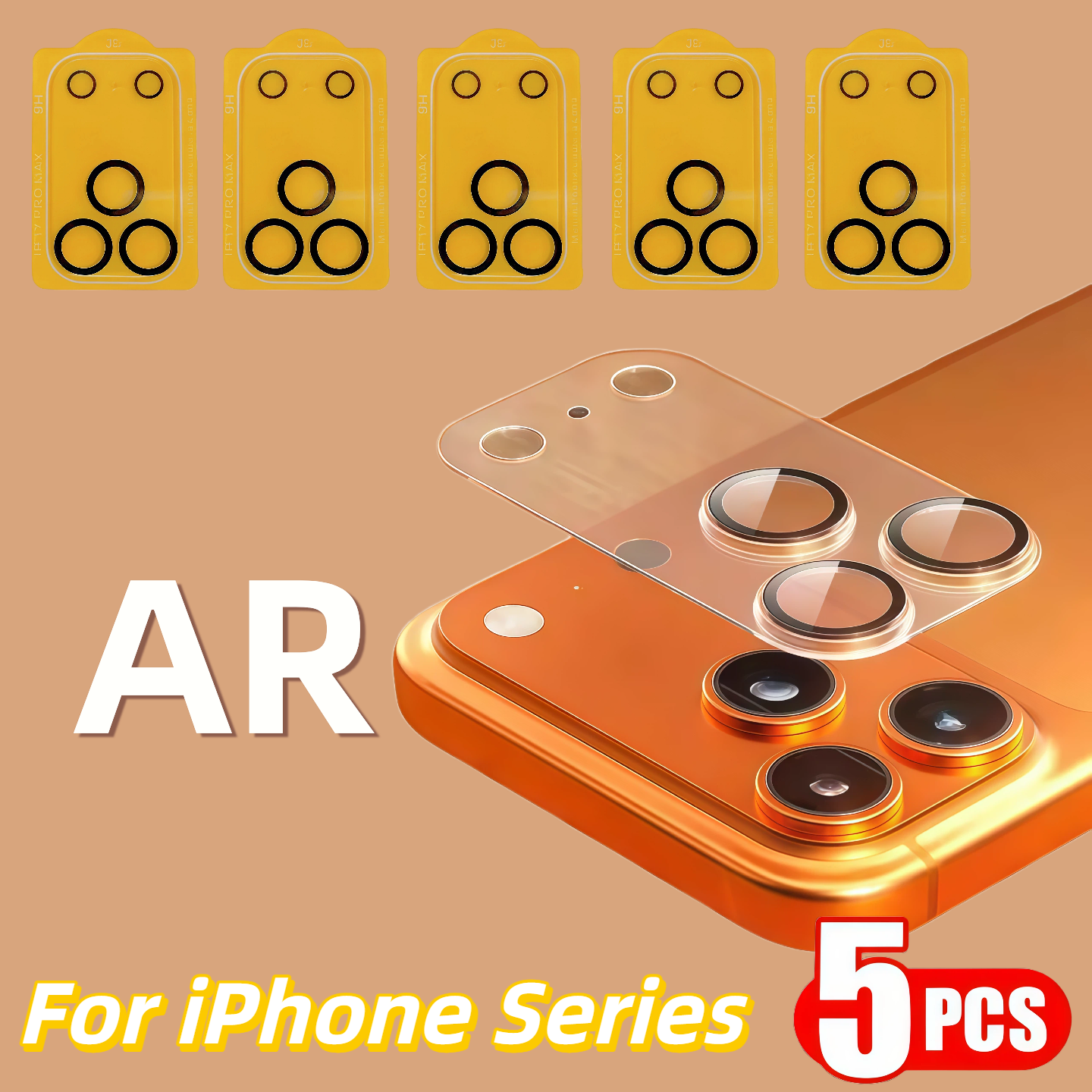 5Pcs For  iPhone 17 Air 16e 16 - Tempered Glass Screen 9H recension och pris
