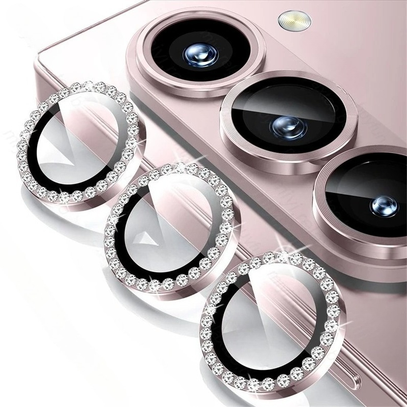 3D Sparkling Rhinestone 9H Len - Tempered Glass Screen 9H recension och pris