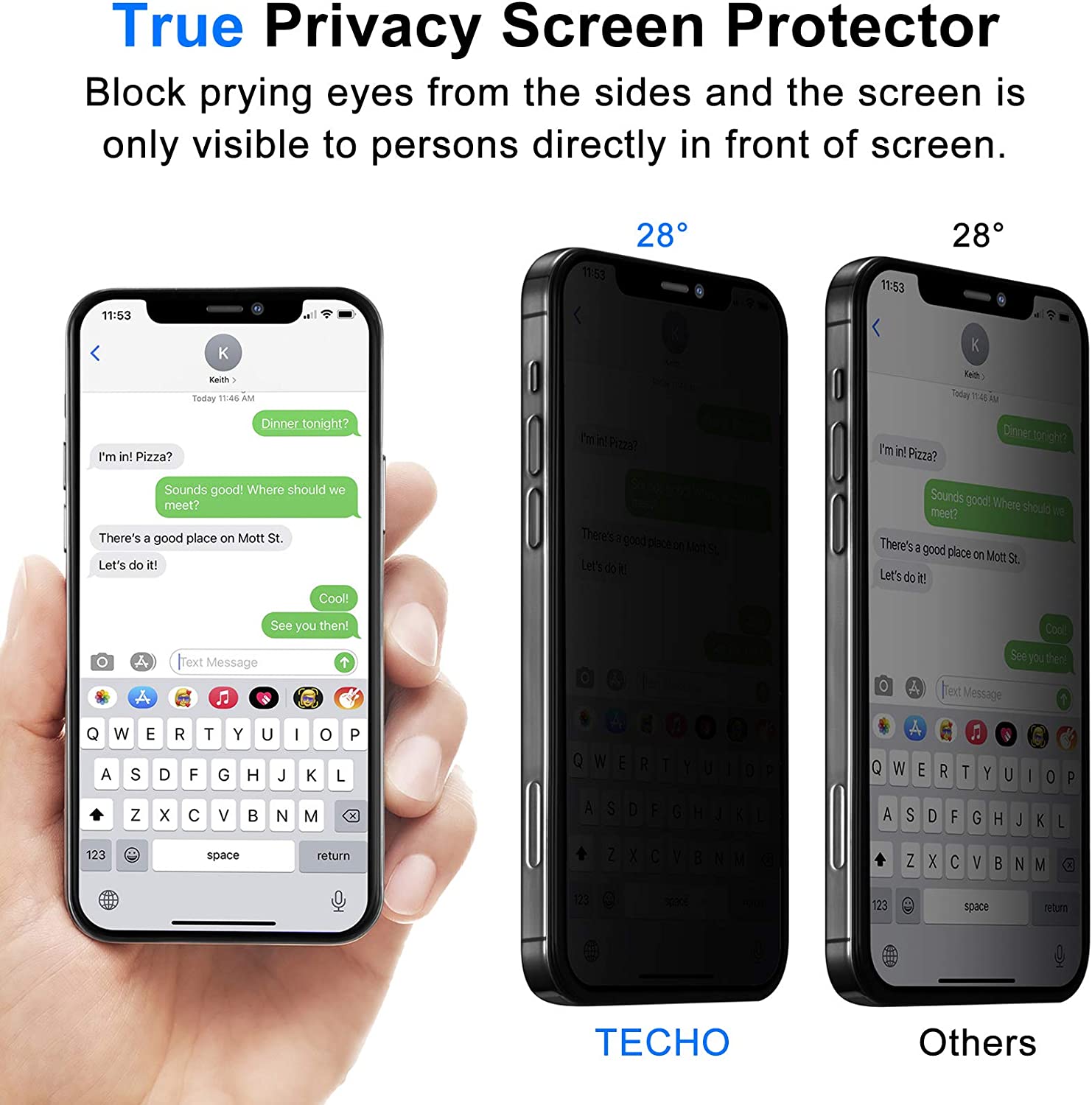 [2 Pack] Privacy Filter Temper - Privacy Filter 2Pack recension och pris