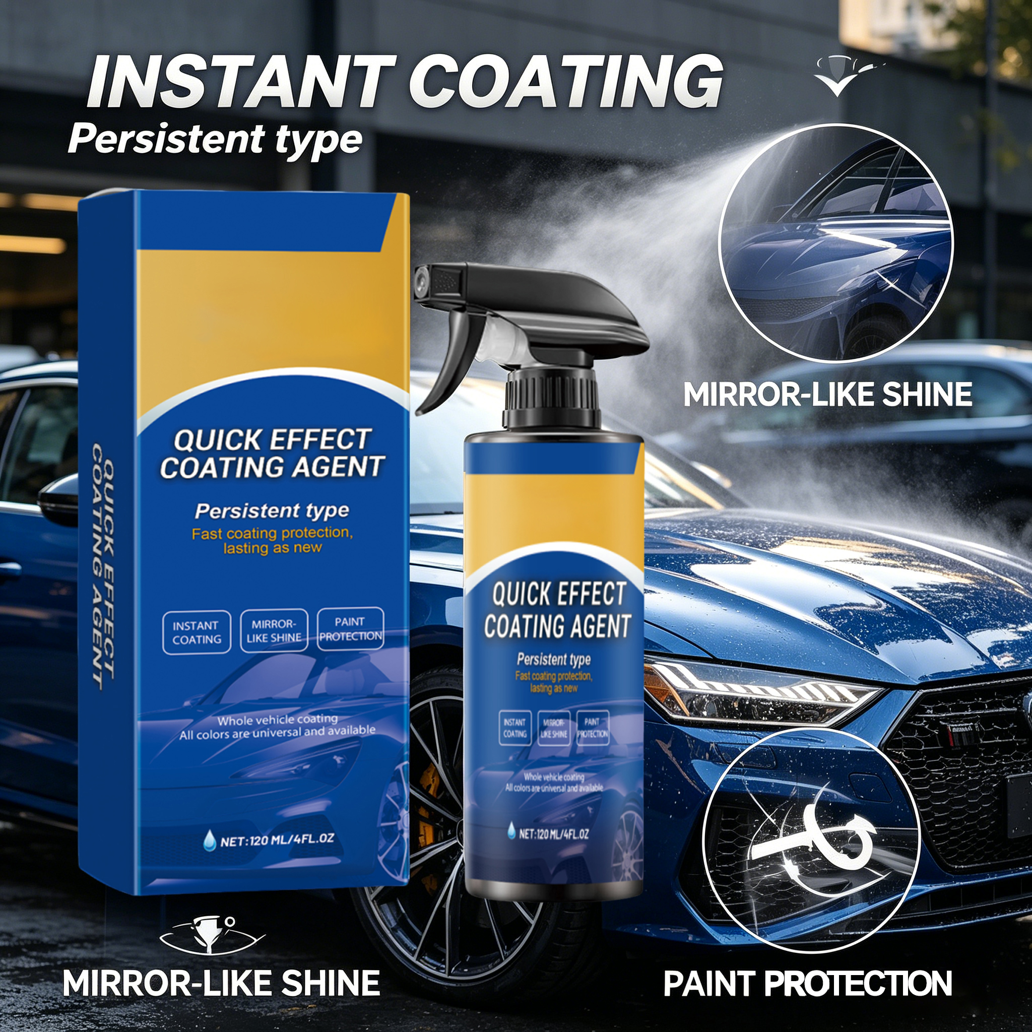 Car Quick Coating Agent Spray  - Nano Liquid Coating recension och pris