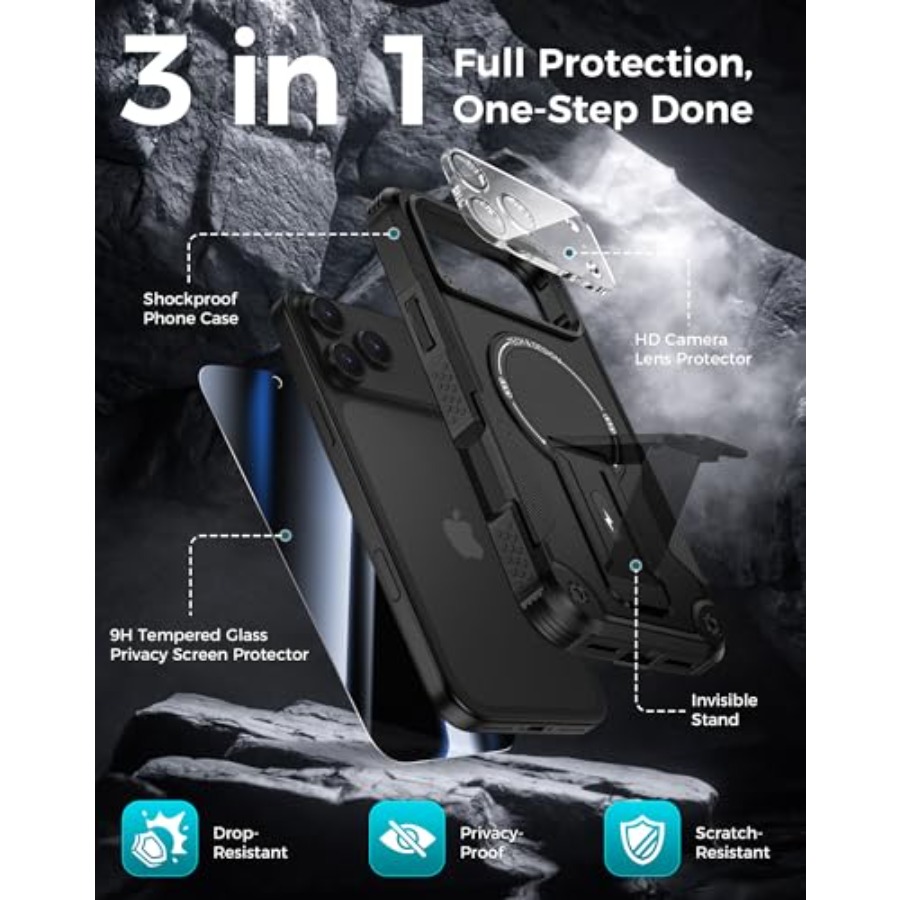 for iPhone 17 Pro Max Case wit - Camera Lens Protector recension och pris