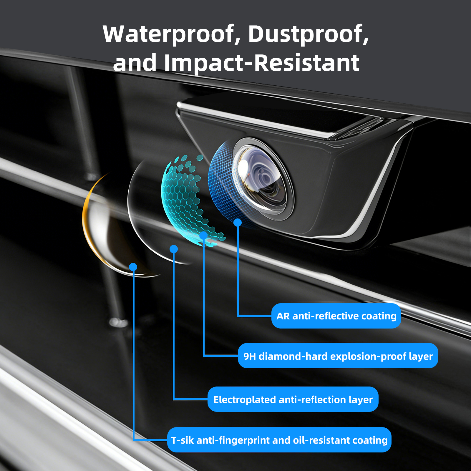 Front Bumper Camera Lens Guard - Camera Lens Protector recension och pris