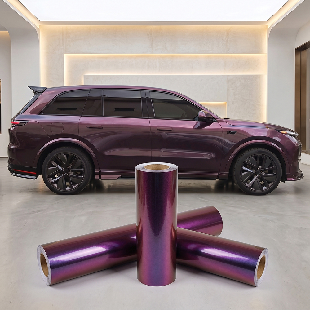 Premium Purple Color Vinyl Wra - Air Bubble Remover recension och pris